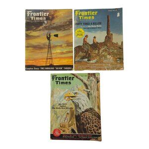 Frontier Times Magazine Lot Of 3 Spring 1962 January March 1964 Editions Western